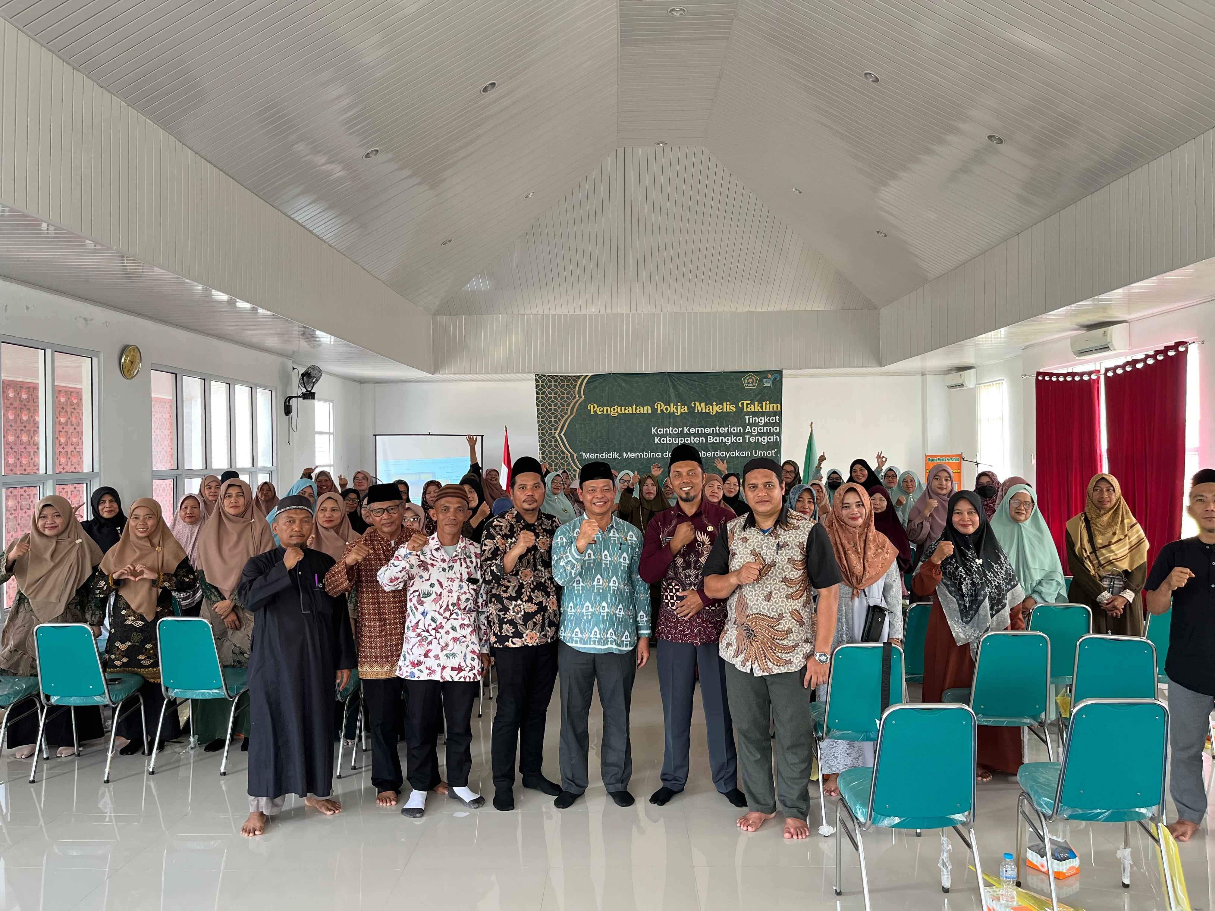 PENGUATAN POKJA MAJELIS TAKLIM KEMENAG BANGKA TENGAH: FOKUS MENDIDIK, MEMBINA, DAN MEMBERDAYAKAN UMAT